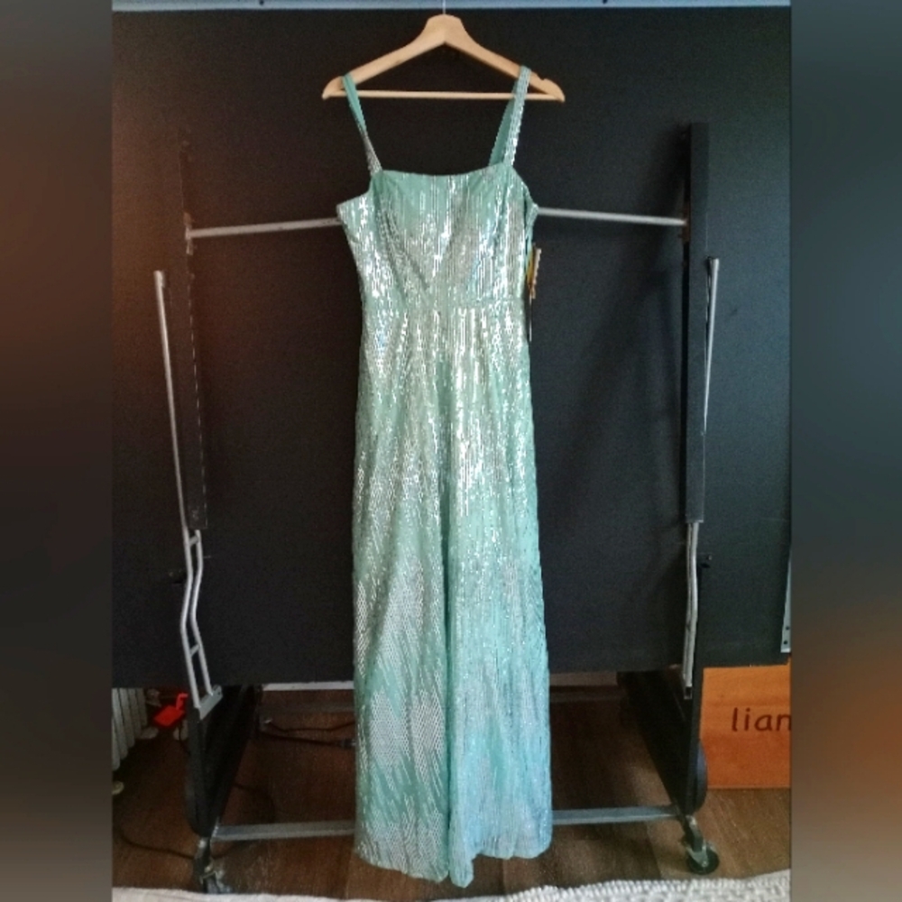 Ice Blue Prom Dress